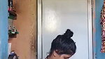 Aunty taking bath
