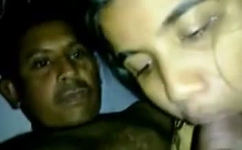 Sexy girl Blowjob  fuck with neighbor uncle