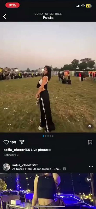 insta girl boob