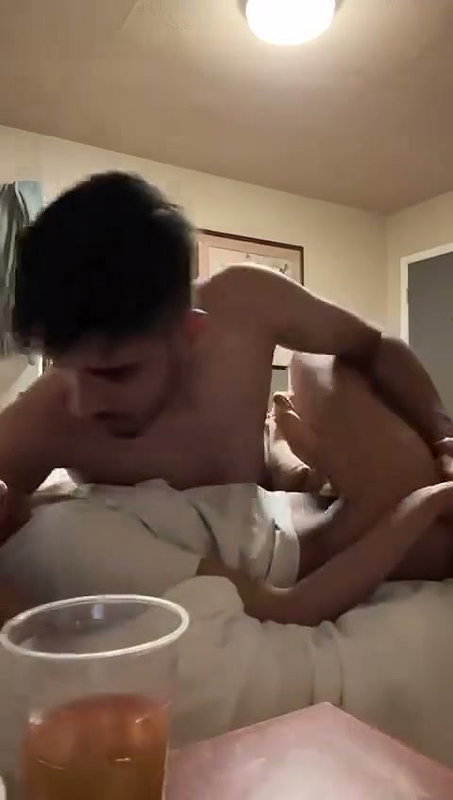 lovers romance in hotel room