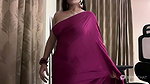 Vibesonly Stripchat Red Saree