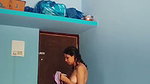 after bath dress change