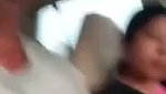 Mature aunty sucking dick on runing car