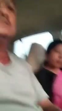 Mature aunty sucking dick on runing car
