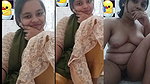 Sexy hot girl showing her nude body in bathroom