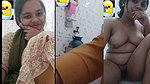 Sexy hot girl showing her nude body in bathroom