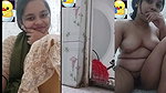 Sexy hot girl showing her nude body in bathroom