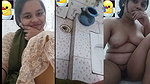 Sexy hot girl showing her nude body in bathroom