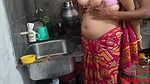 Red saree Kitchen Sex In Sonali ( Official Video By Villagesex91 )