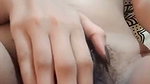 Hairly pussy is fingering hard
