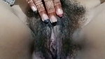 Hot girl showing her hairly pussy