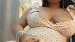 Busty Girl Amesha Shows Her Big Boobs And Rubbing Pussy With Vibrator