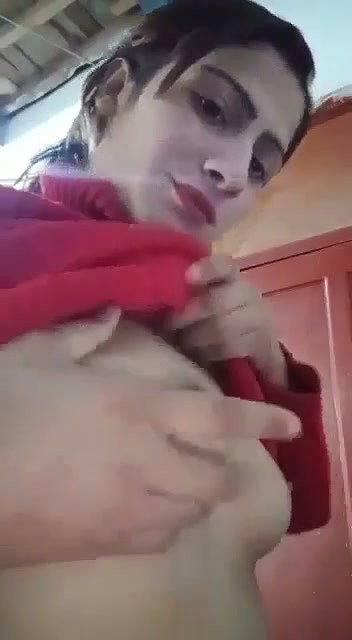 Sexy hot girl showing her boobs
