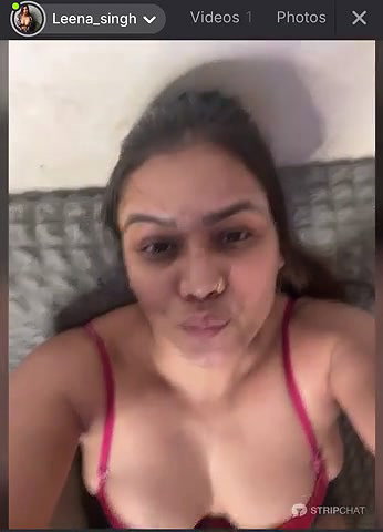 Indian Stripchat Leena Singh Full Face Horny Boobs Massage