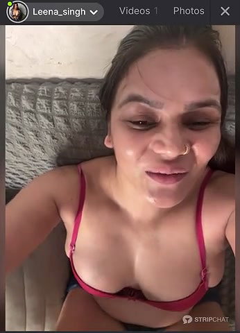 Indian Stripchat Leena Singh Full Face Horny Boobs Massage