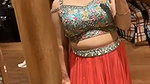 Indian girl showing