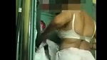 Sexy aunty wearing saree