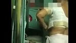 Sexy aunty wearing saree