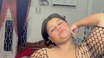 Sexy fatty bhabhi showing  using pink dilo
