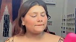 Sexy fatty bhabhi showing  using pink dilo