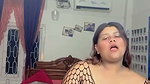 Sexy fatty bhabhi showing  using pink dilo