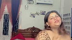 Sexy fatty bhabhi showing  using pink dilo