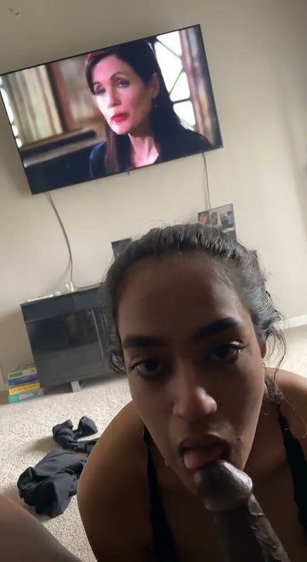 NRI Desi Cheating Girl Sucking Big Black Cock