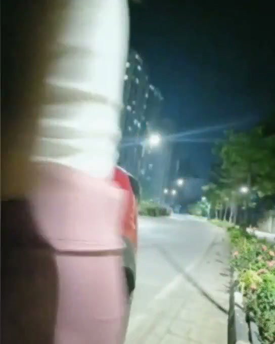 Sexy Mumbai girl show her boobs beside the main road