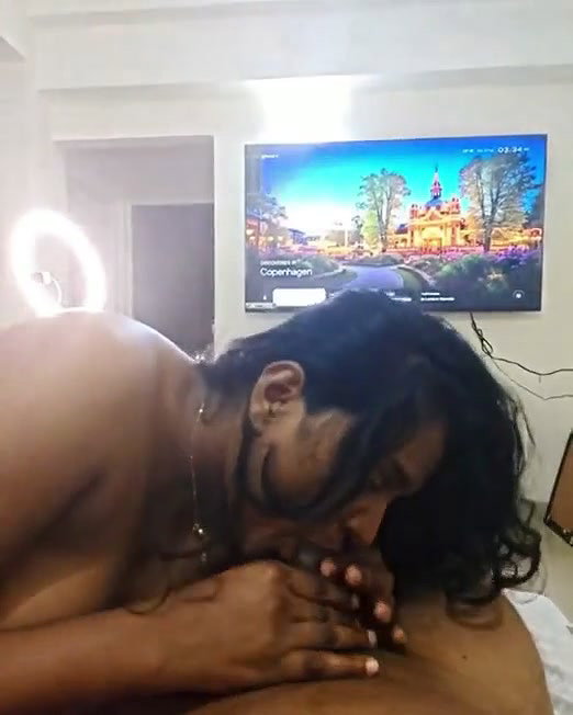 Sexy hot girl Blowjob her lover dick  talking