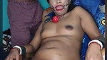 Mature Nepali aunty showing and using dilo machine