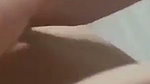 Girl rubbing her pussy  pressing nipple