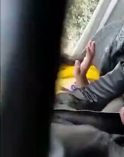 Valentine day girl give Blowjob to his bf inside car