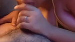 Big boobs babe giving deepthroat
