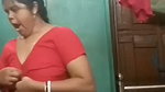Aunty Changing her dress and show her nude body