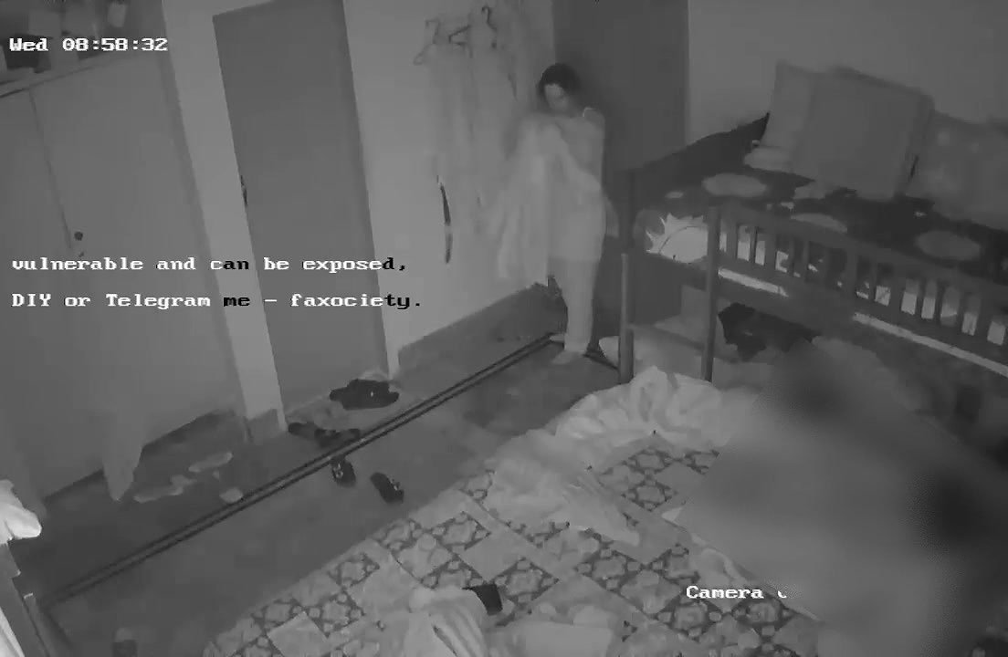 Aunty Changing dress infront of husband friend sleeping