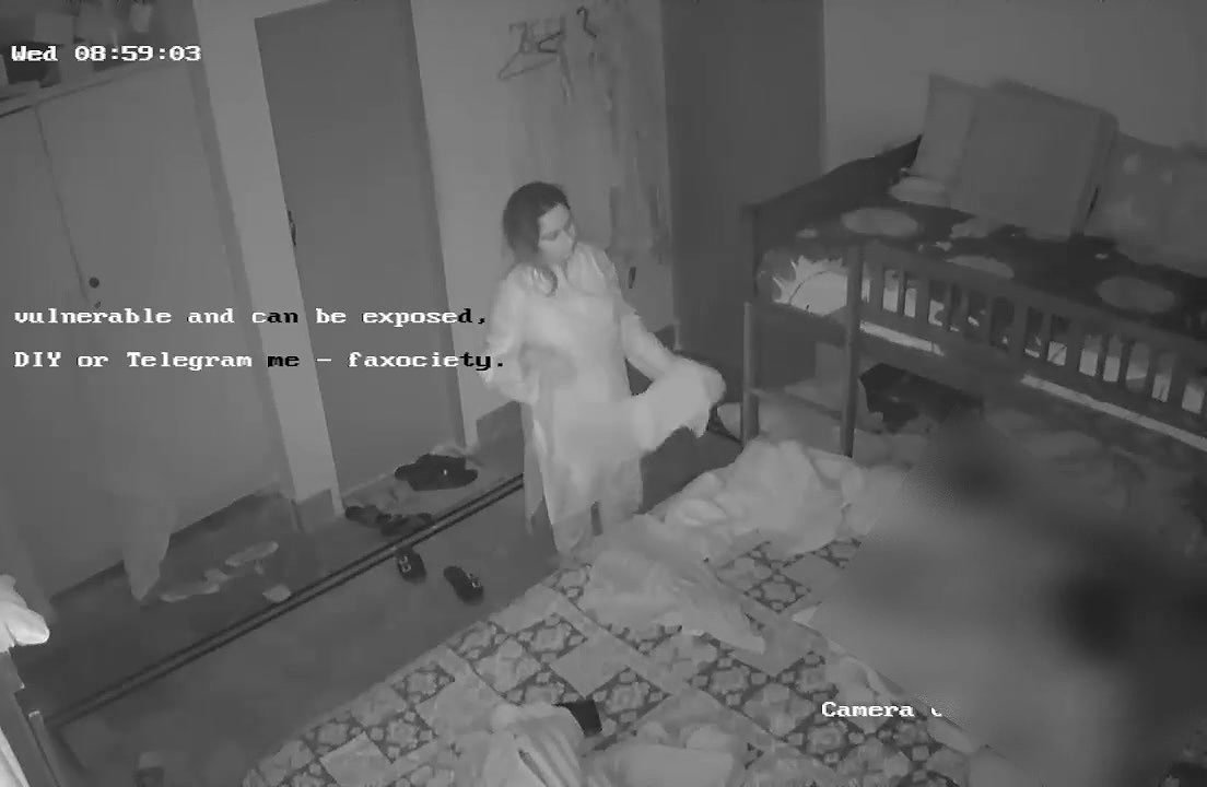 Aunty Changing dress infront of husband friend sleeping