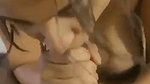 Horny girl giving hot Blowjob