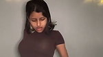 Beautiful hot girl showing her figure