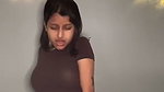 Beautiful hot girl showing her figure