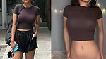 Sexy girl showing her naked body