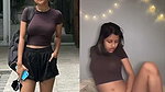 Sexy girl showing her naked body