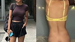 Sexy girl showing her naked body