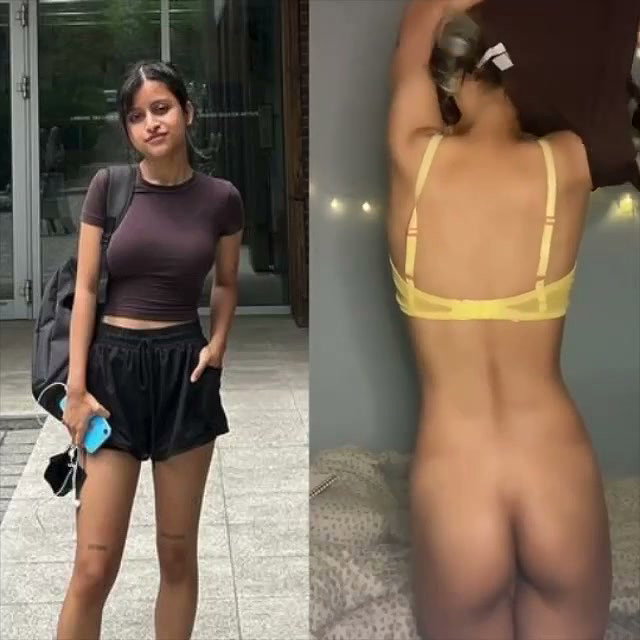 Sexy girl showing her naked body
