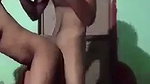Slim desi village girl standing doggy style fuck with bf