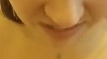 Beautiful girl Blowjob  bf cum inside her mouth