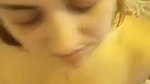 Beautiful girl Blowjob  bf cum inside her mouth