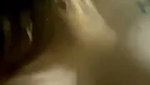 Thick babe sucking her big boobs