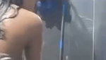 Payal bathing  show on video call