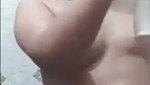 Sexy girl showing her nude boobs