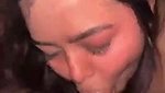 Sexy beautiful girl Blowjob his best friend